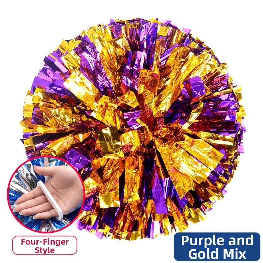 Cheerleading Pom Pom - 30cm Game Pom Poms Multicolors Four