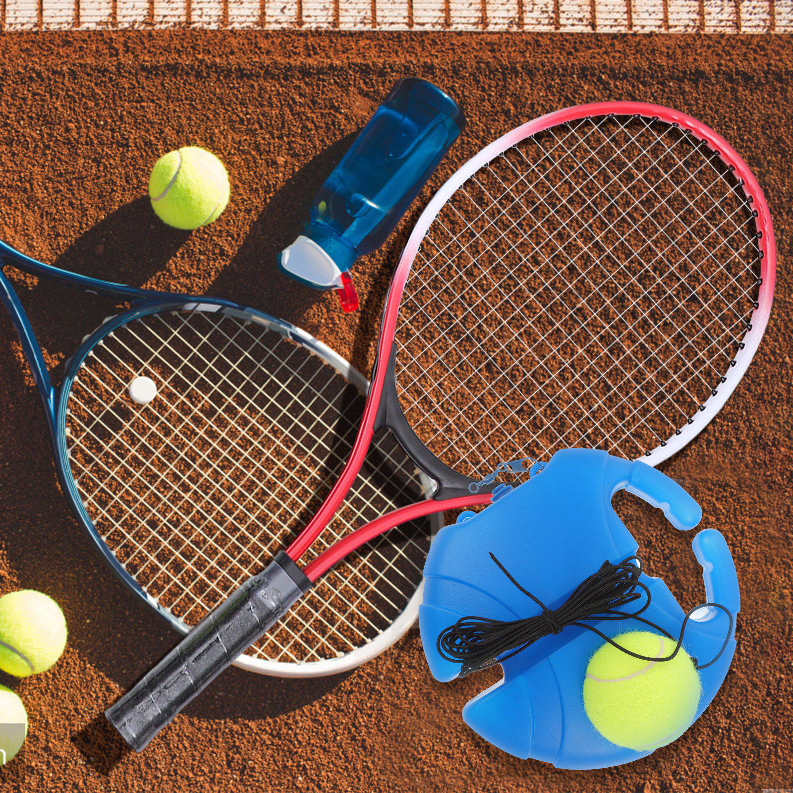 Sports Equipment For Kids - 1 Set Tennis Training Equipment Rubber
