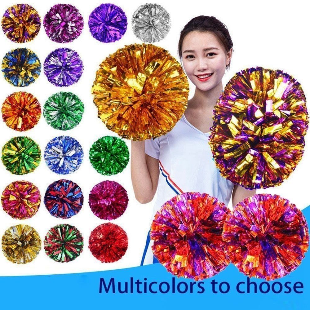 New 30cm Game Pom Poms PET Mul - Cheerleading Pom Pom review and price