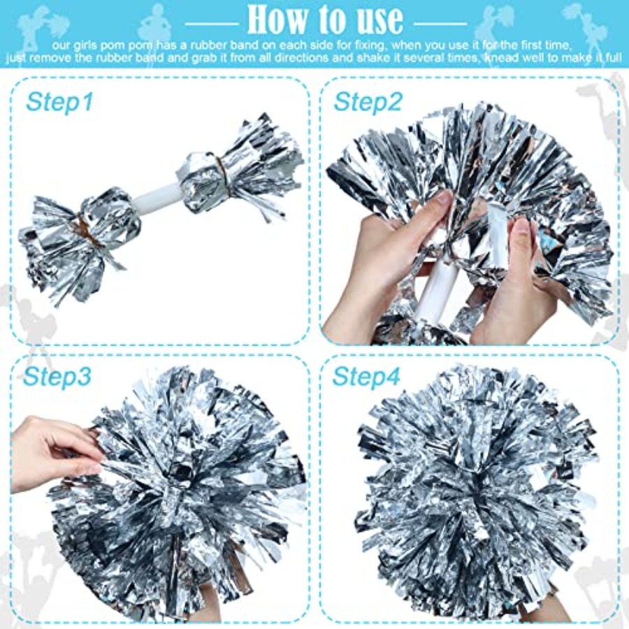 pcs Cheerleading Pom Poms Bulk - Cheerleading Pom Pom review and price