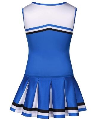 Blue Cute Cheerleader Outfit G - Cheerleading Pom Pom review and price