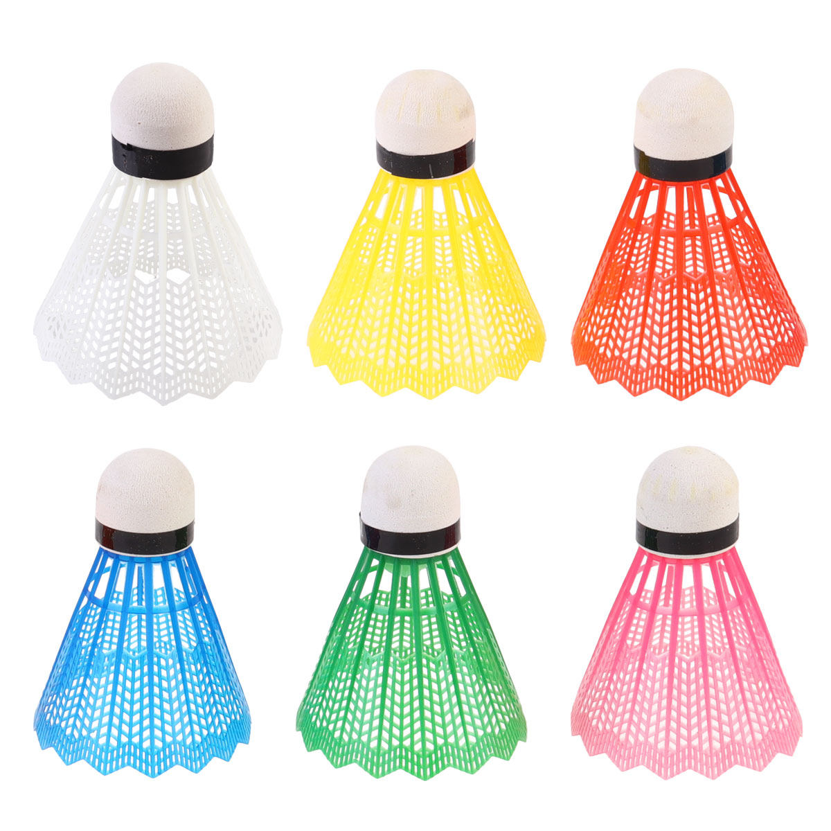6Pcs Colorful Badminton Shuttl - Sports Equipment Badminton review and price