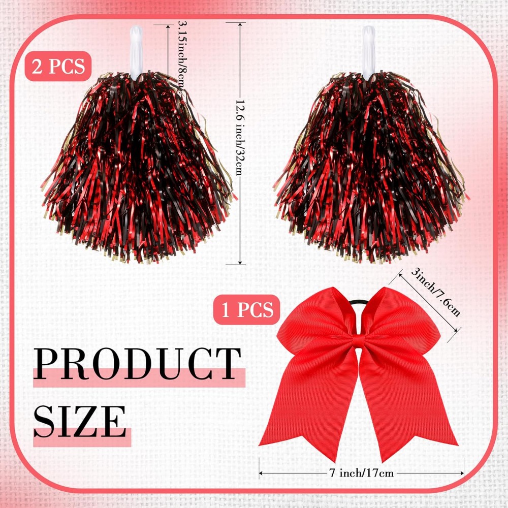 3PCS Cheerleading Pom Poms & H - Cheerleading Pom Pom review and price