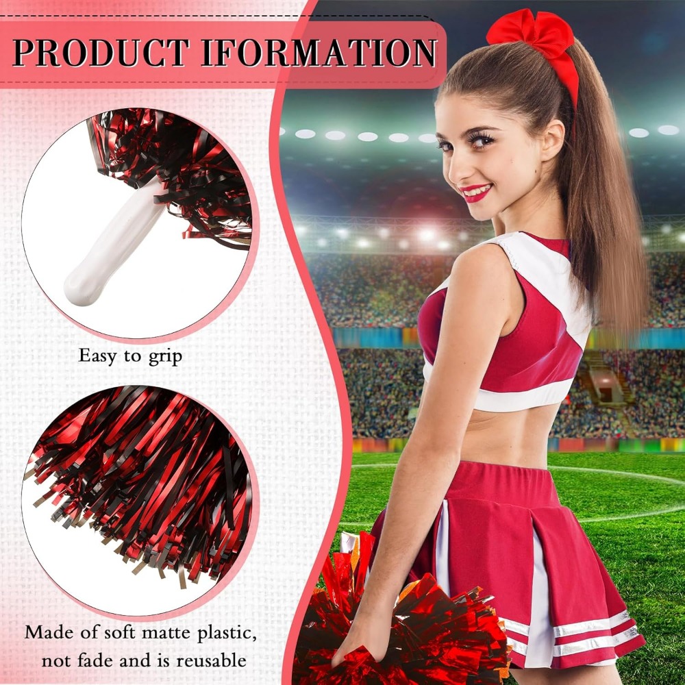 3PCS Cheerleading Pom Poms & H - Cheerleading Pom Pom review and price