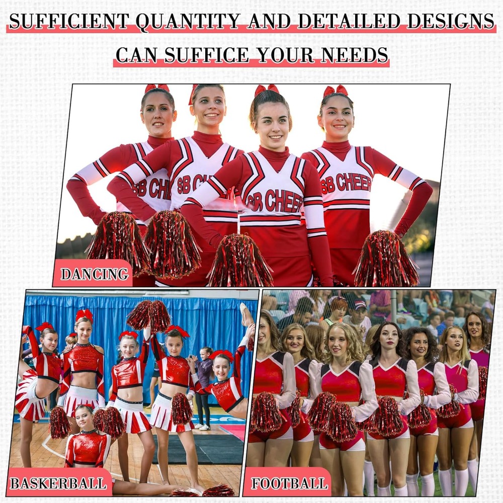 3PCS Cheerleading Pom Poms & H - Cheerleading Pom Pom review and price