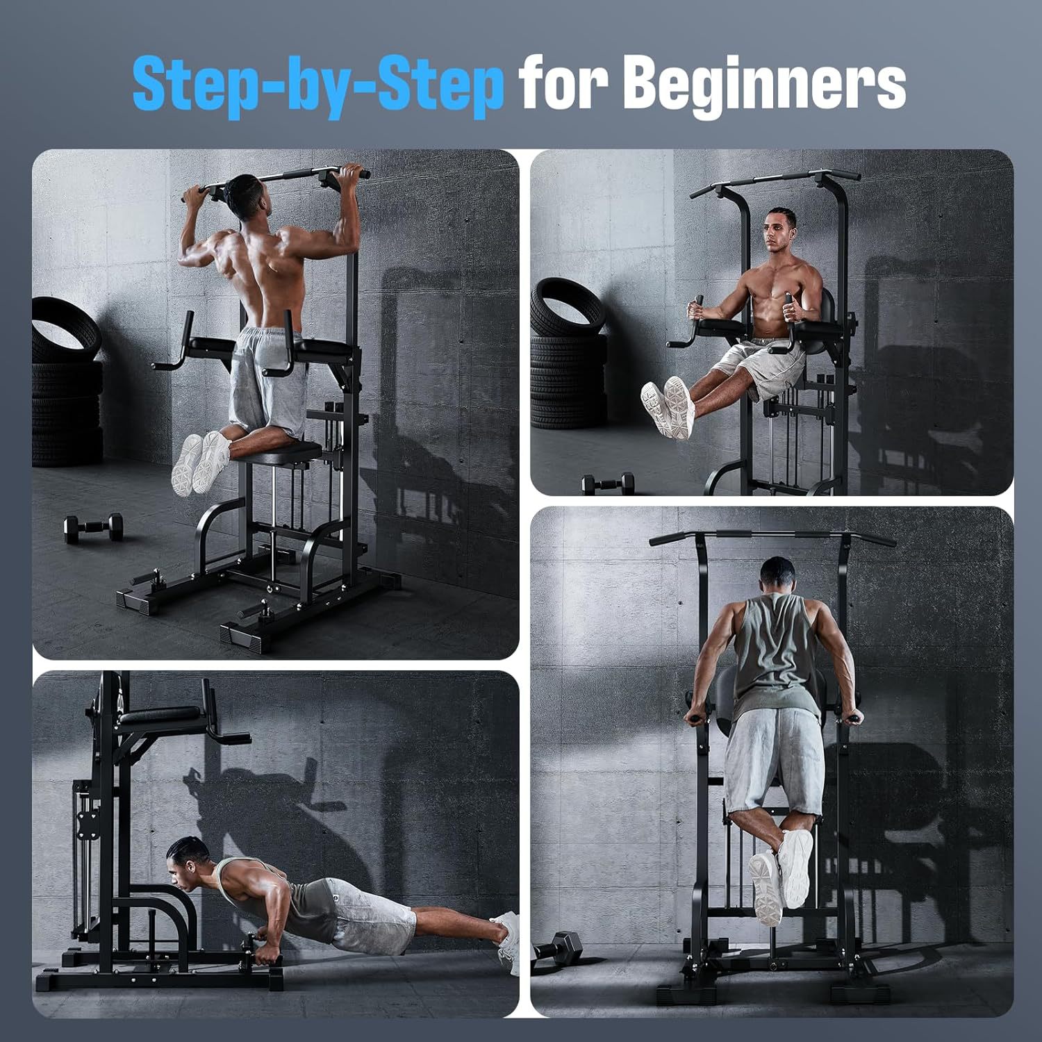 Power Tower Pull-Up Dip Statio - Sports Equipment For Home review and price