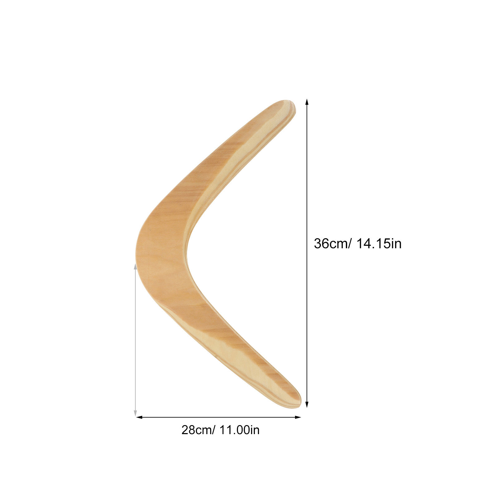 1Pcs Boomerang Wooden Outdoor  - Sports Equipment For Kids review and price