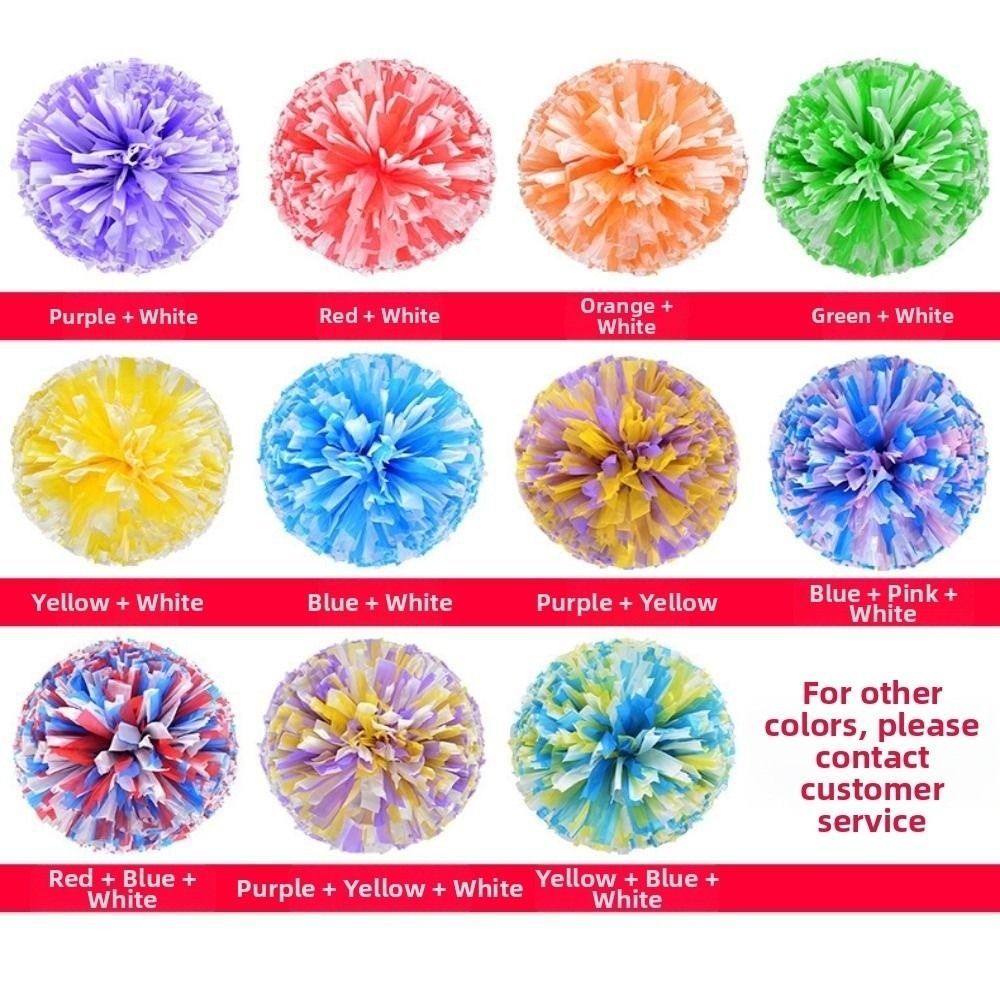 28cm Kids Game Pom Poms PET Mu - Cheerleading Pom Pom review and price