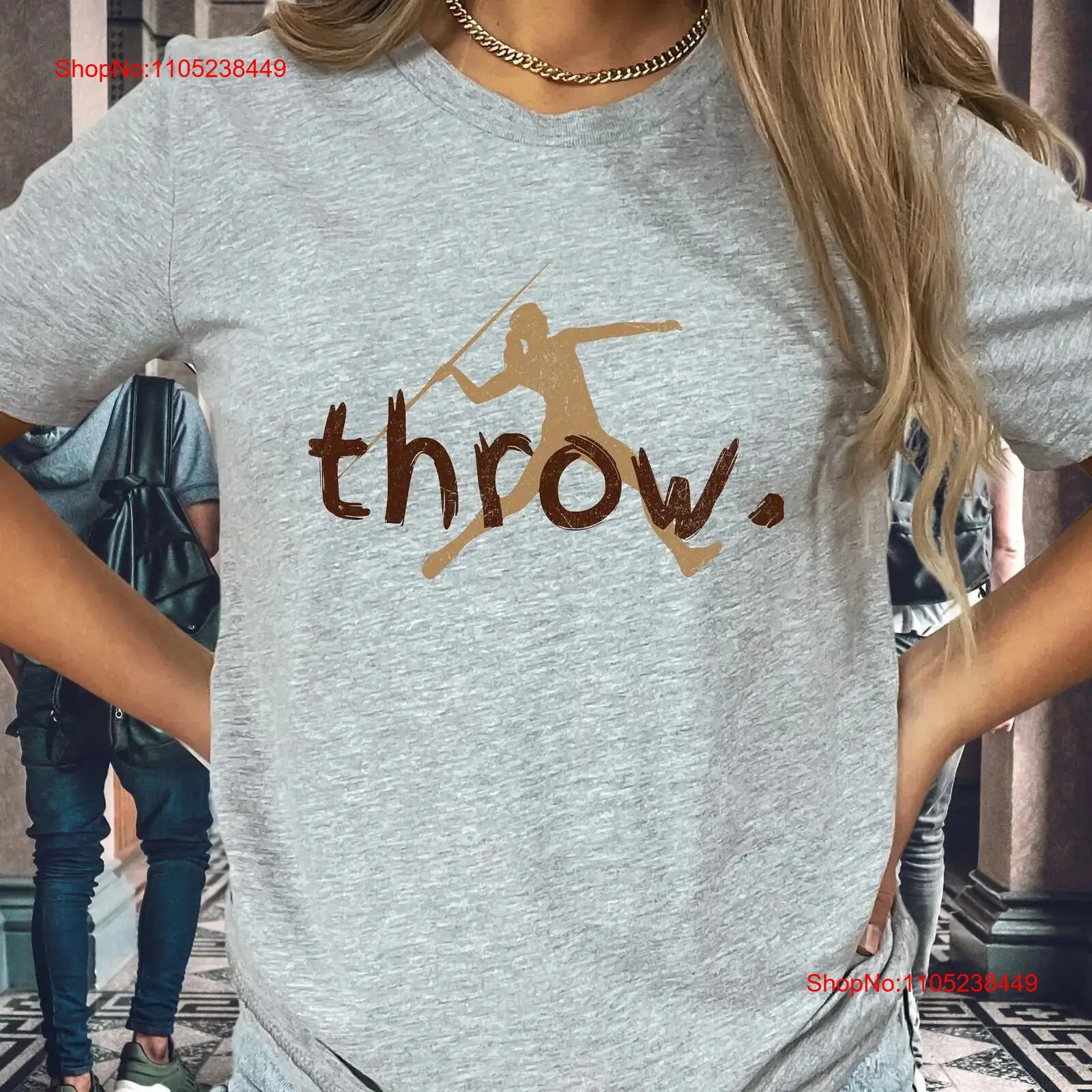 Distressed Javelin Thrower T S - Javelin Throwing review and price