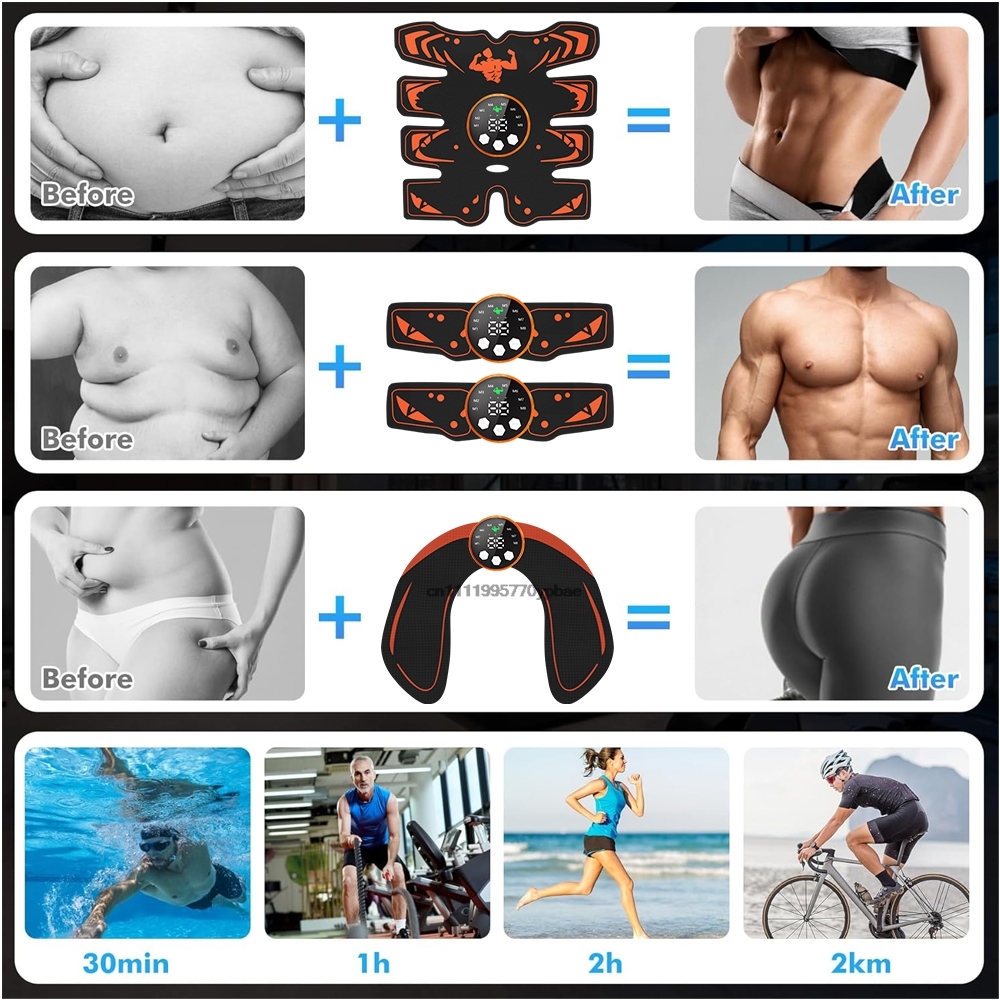 Portable EMS Abdominal Trainer - Sports Equipment For Home review and price