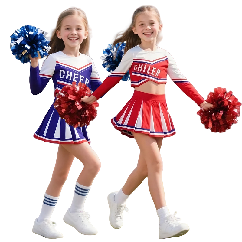 Girls Cheerleader Costume Bask - Cheerleading Pom Pom review and price