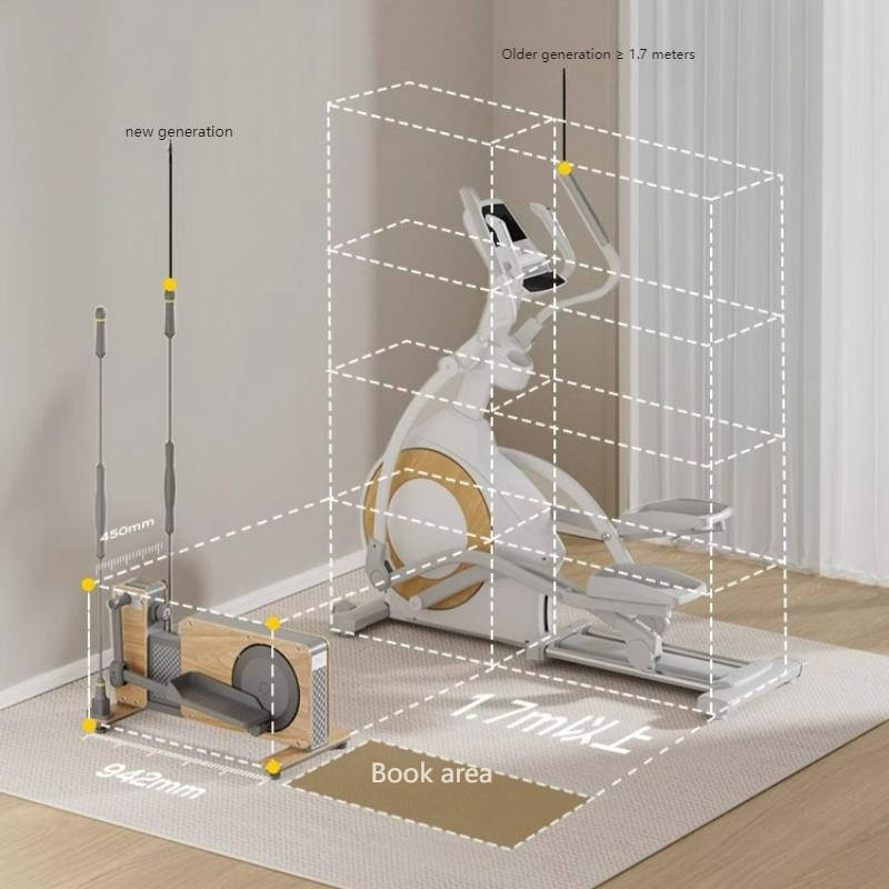 Elliptical Machine Small Woode - Sports Equipment For Home review and price