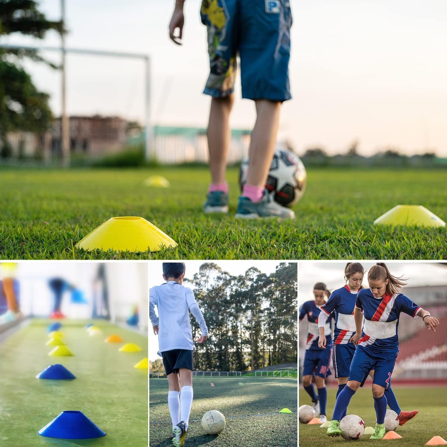 5 Pcs football training plate  - Sports Equipment For Training review and price
