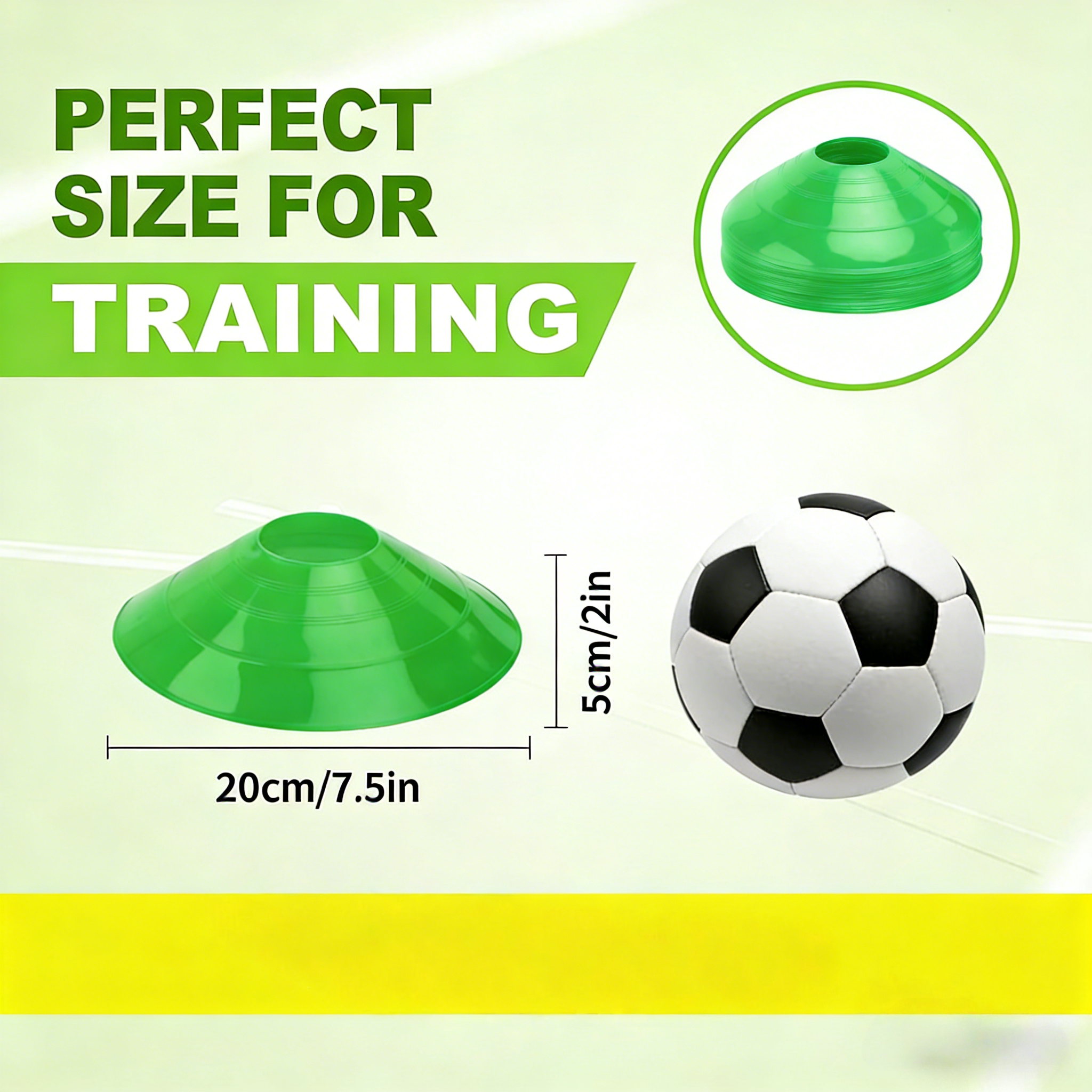 5 Pcs football training plate  - Sports Equipment For Training review and price