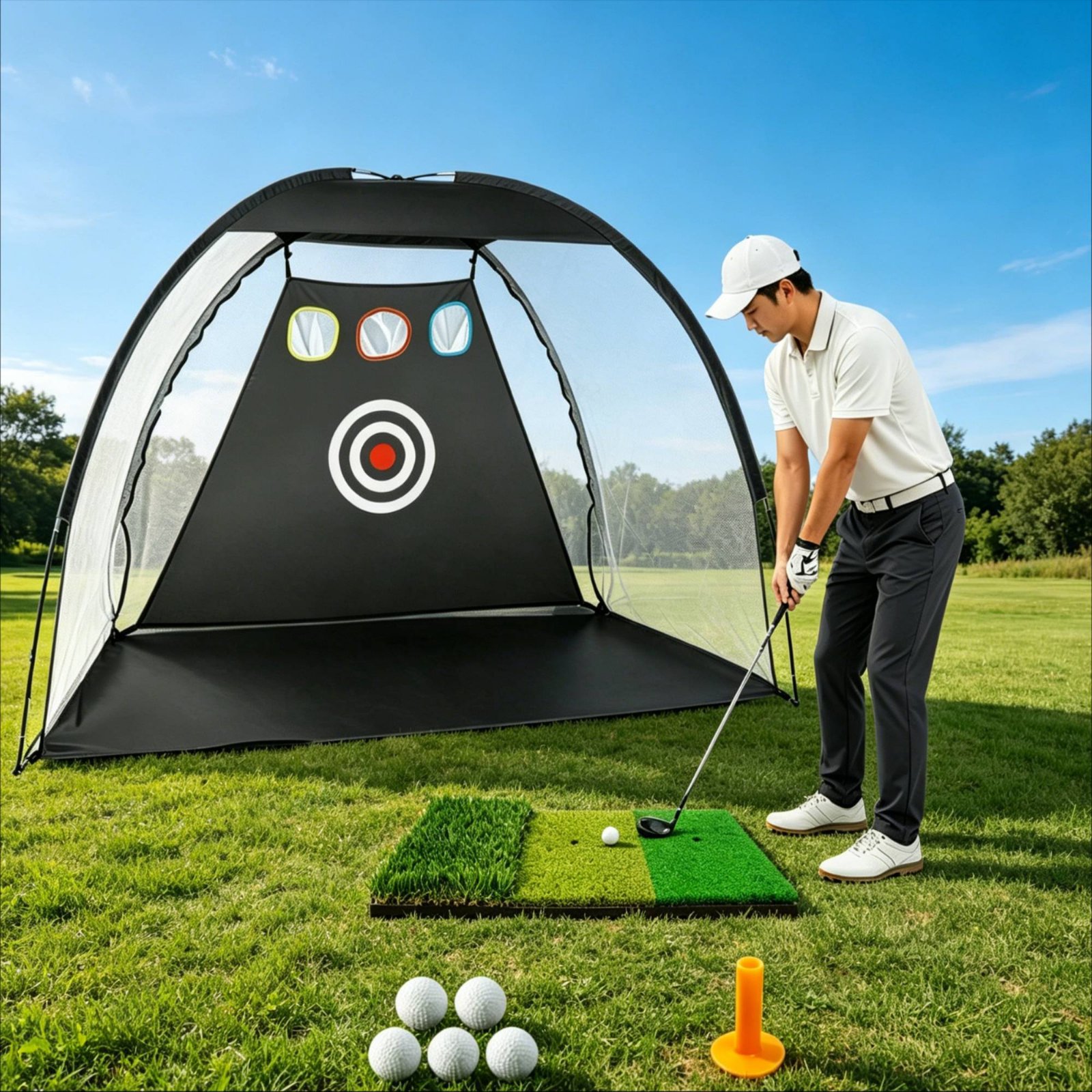 Golf Hitting Net Portable Golf - Sports Equipment You Hit review and price