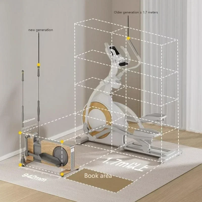 Elliptical Machine Small Woode - Sports Equipment For Home review and price